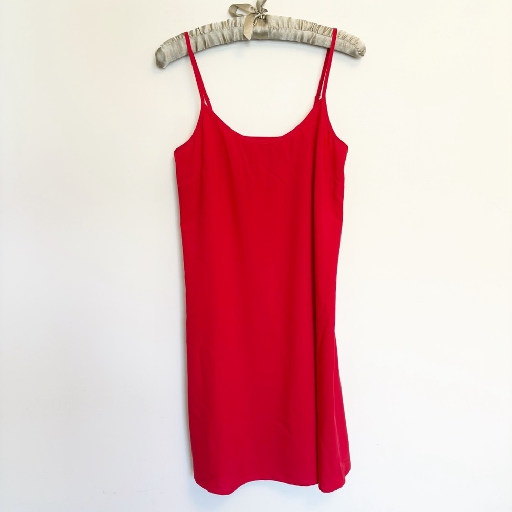 Gabrielle Union Red Mini Slip Dress Model Off Duty size xs